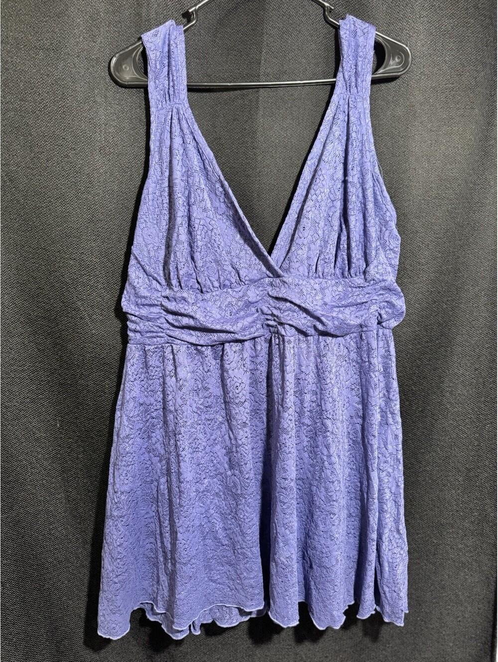 Vintage Torrid NWT Purple Lace Babydoll Chemise Lingerie Size 4 4X USA